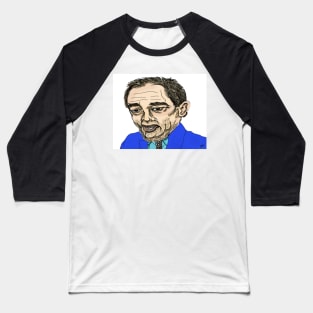 Alex Salmond Funny Cartoon Caricature 2 Baseball T-Shirt